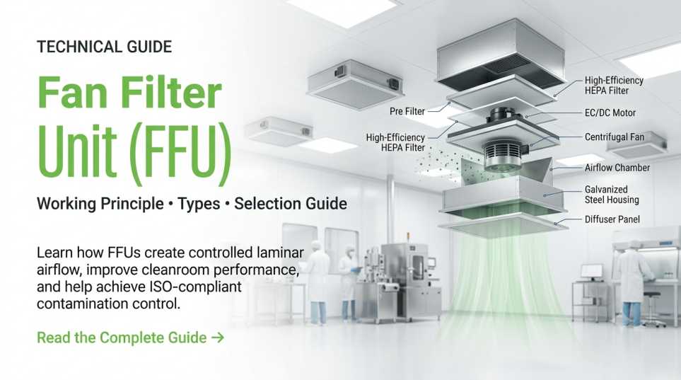 Fan Filter Unit (FFU): Working Principle, Types, and How to Choose the Right One for Your Cleanroom